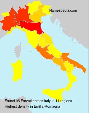 Surname Forzati in Italy