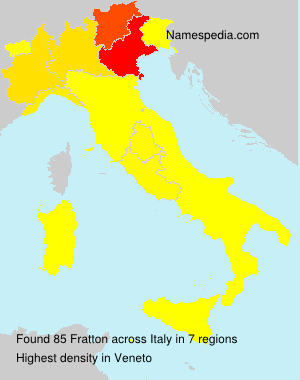 Surname Fratton in Italy