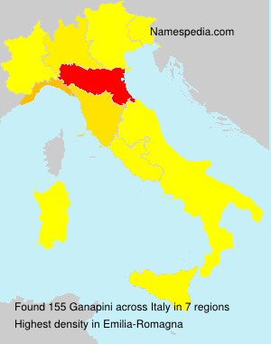 Surname Ganapini in Italy