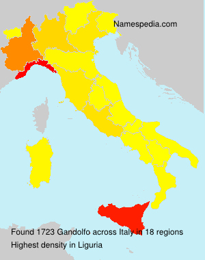 Surname Gandolfo in Italy