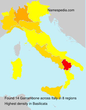 Surname Garrambone in Italy