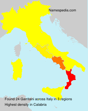 Surname Garritani in Italy