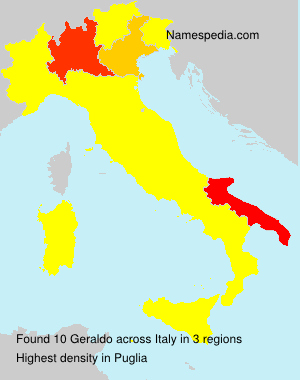 Surname Geraldo in Italy