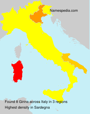 Surname Girina in Italy