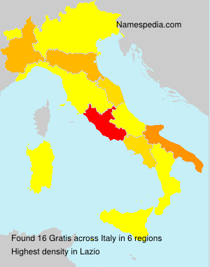 Surname Gratis in Italy