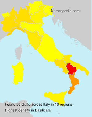 Surname Gulfo in Italy