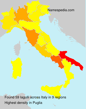 Surname Iagulli in Italy
