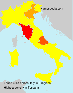 Surname Ilia in Italy