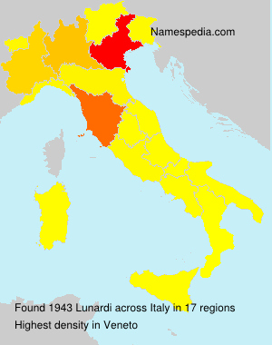 Surname Lunardi in Italy