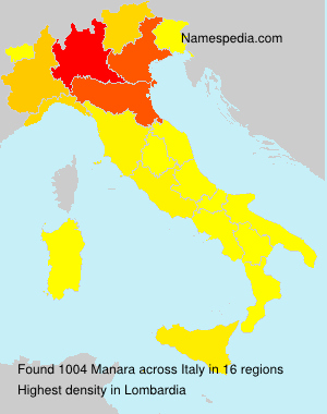 Surname Manara in Italy