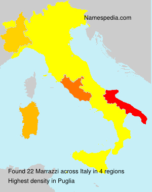 Surname Marrazzi in Italy
