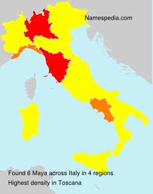 Surname Maya in Italy