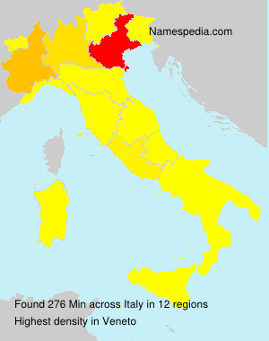 Surname Min in Italy