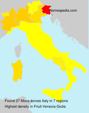 Surname Moos in Italy