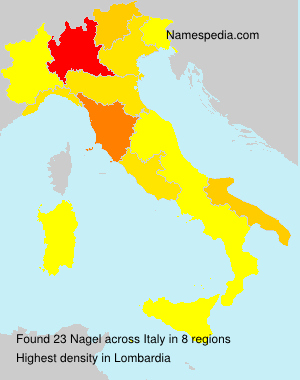 Surname Nagel in Italy