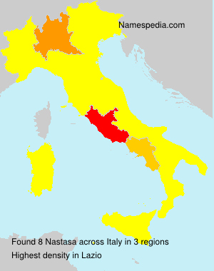 Surname Nastasa in Italy