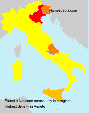 Surname Natalone in Italy