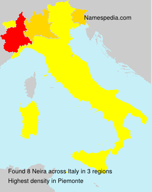 Surname Neira in Italy