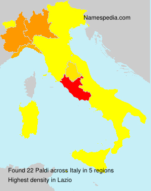 Surname Paldi in Italy