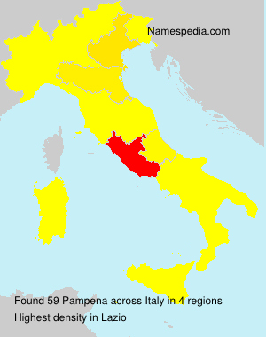 Surname Pampena in Italy