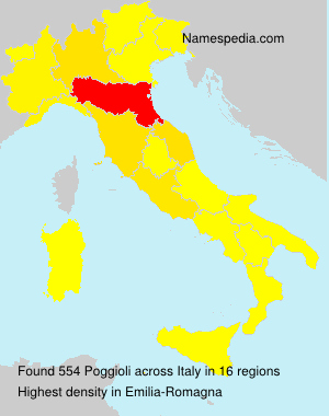 Surname Poggioli in Italy