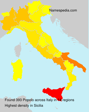 Surname Popolo in Italy