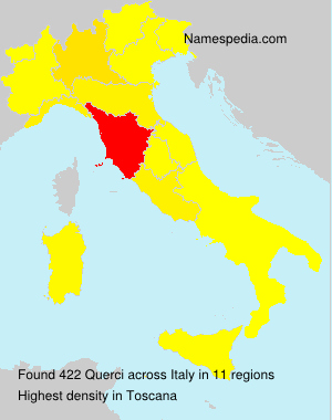 Surname Querci in Italy