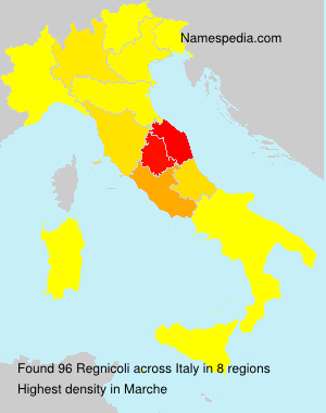 Surname Regnicoli in Italy