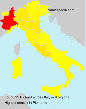 Surname Richard in Italy