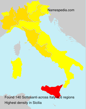 Surname Sottosanti in Italy