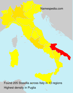 Surname Stasolla in Italy