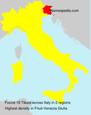 Surname Tibald in Italy