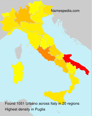 Surname Urbano in Italy