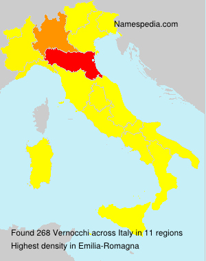 Surname Vernocchi in Italy