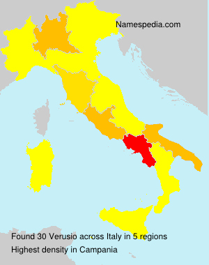 Surname Verusio in Italy