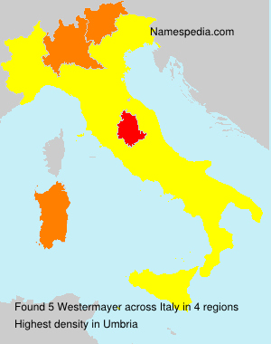 Surname Westermayer in Italy