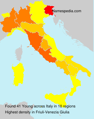 Surname Young in Italy
