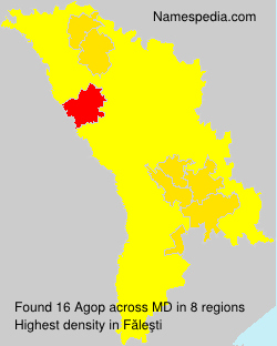 Surname Agop in Moldova