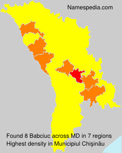 Surname Babciuc in Moldova