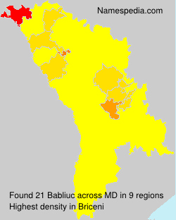Surname Babliuc in Moldova