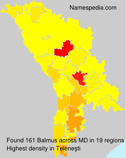 Surname Balmus in Moldova