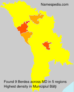 Surname Berdea in Moldova