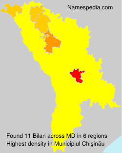 Surname Bilan in Moldova