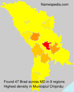 Surname Brad in Moldova