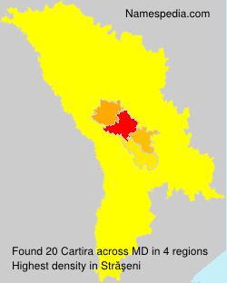 Surname Cartira in Moldova