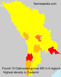 Surname Cebrucean in Moldova