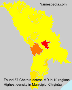 Surname Chetrus in Moldova
