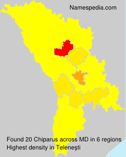 Surname Chiparus in Moldova