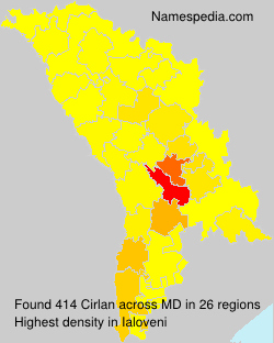 Surname Cirlan in Moldova