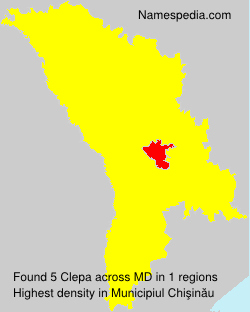 Surname Clepa in Moldova
